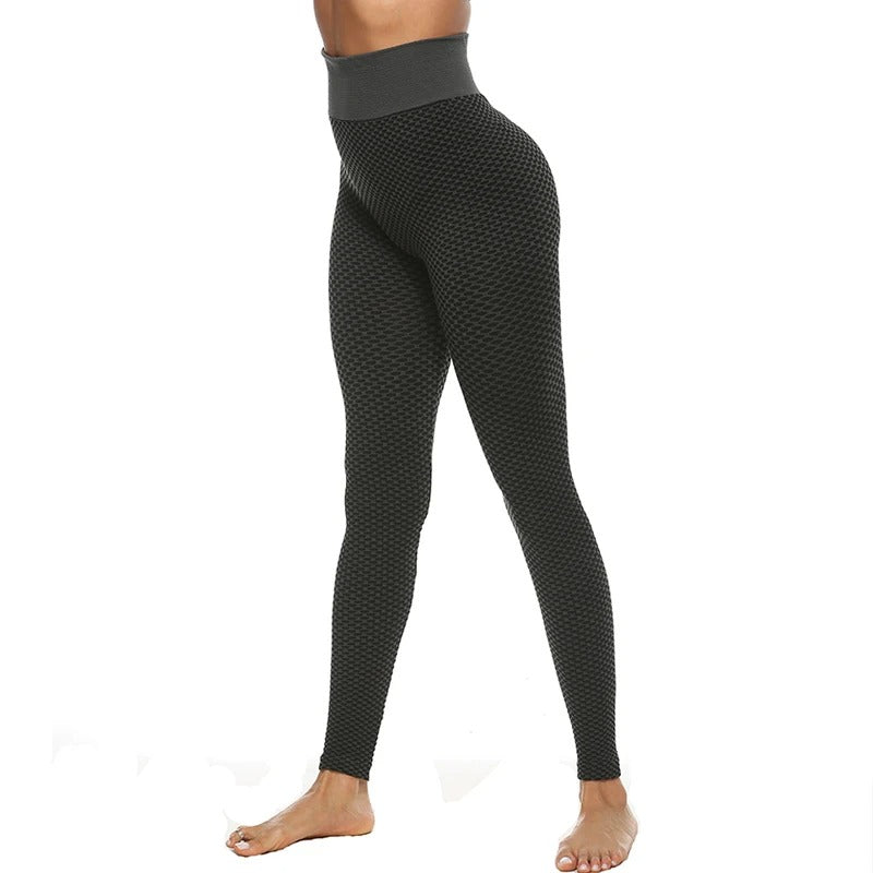 Women's Mesh-Style High Waist Yoga Leggings