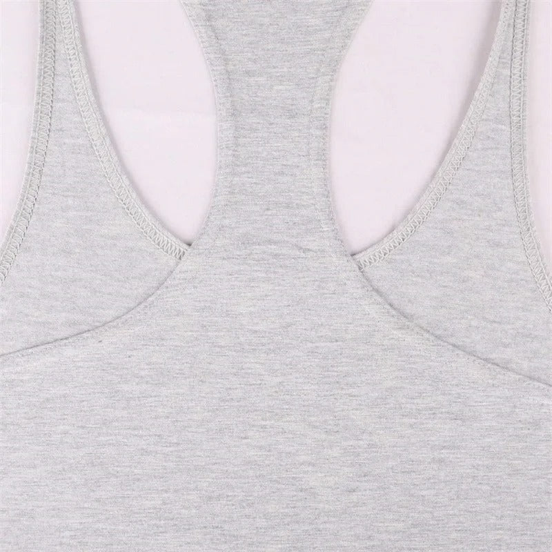 Men’s Solid Colour Cotton Sleeveless Gym Vest