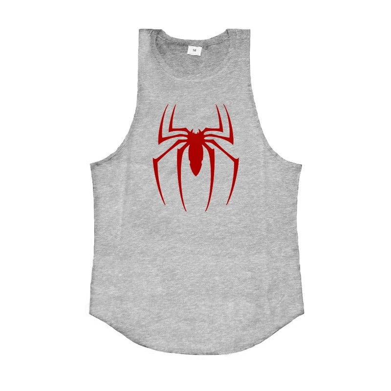 Men's Spider Printed Vest