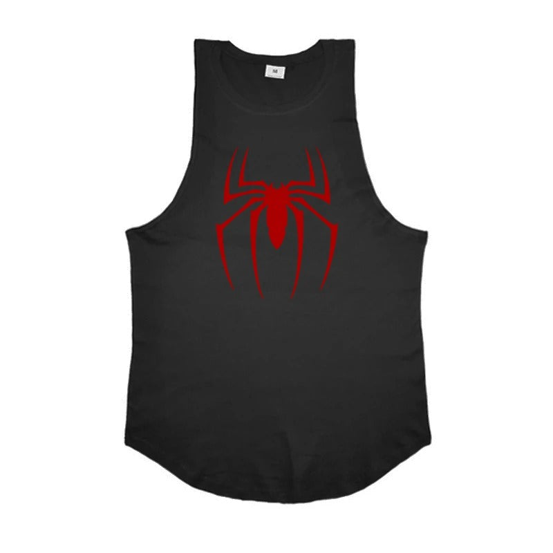 Men's Spider Printed Vest