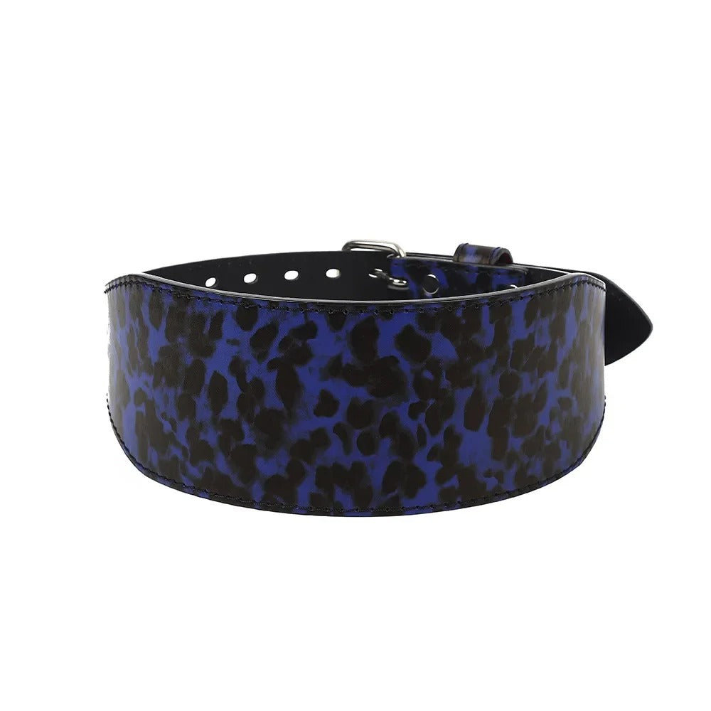 Leopard Print Weightlifting Belt