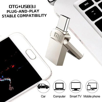 USB-C storage device for mobile phone and computer